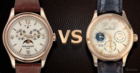 Patek Philippe vs Lecoultre